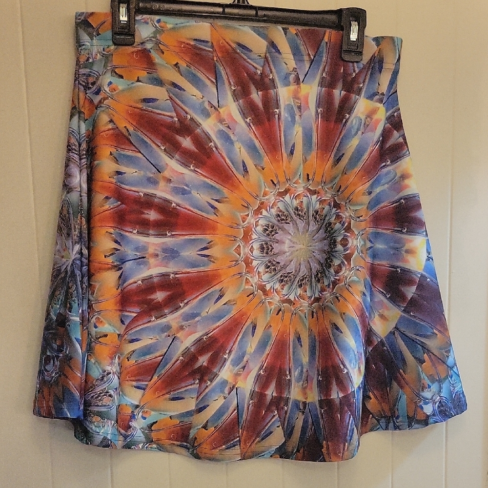 Colorful Kaleidoscope Skirt